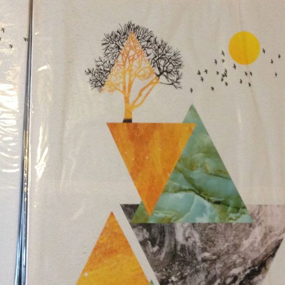 Abstract prints on canvas, set of 3 - Picture 5 of 9